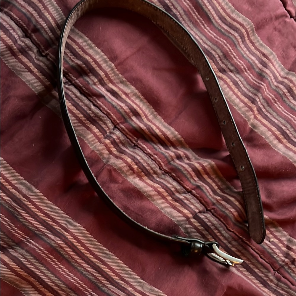 Boys Brown Leather Belt